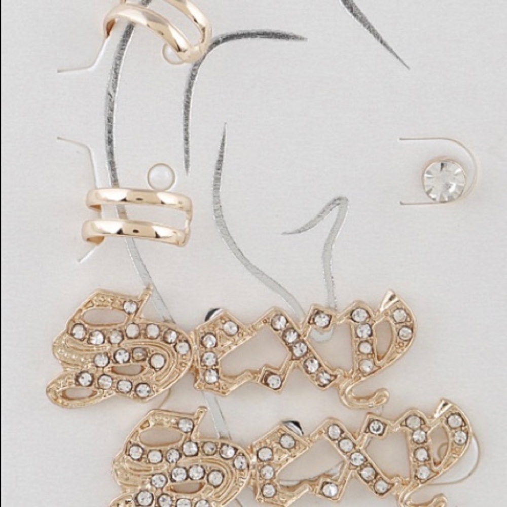Sexy earrings with cuffs🔥🔥